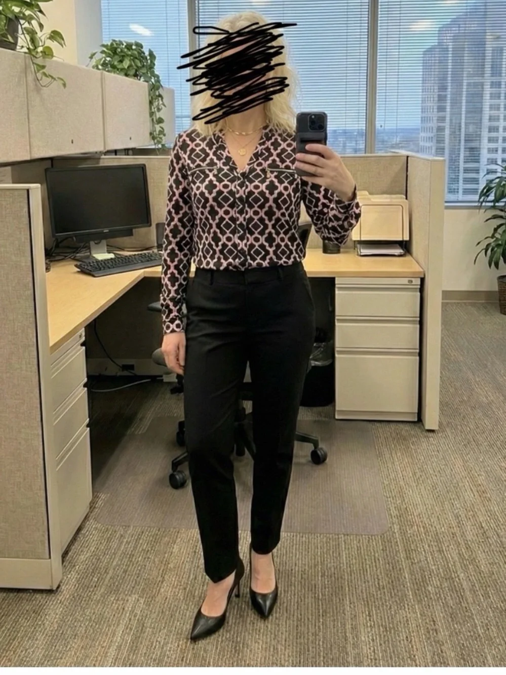 2 INC International Concepts blouses for work, office or WFH. - Picture 7 of 10